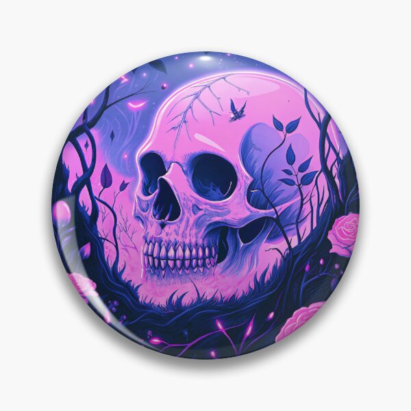 Item preview, Botanical Skull Glow designed and sold by IreneCanovi.