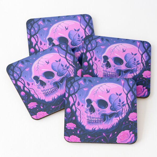 Item preview, Botanical Skull Glow designed and sold by IreneCanovi.