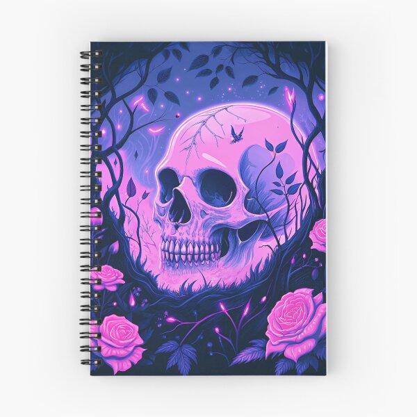Item preview, Botanical Skull Glow designed and sold by IreneCanovi.