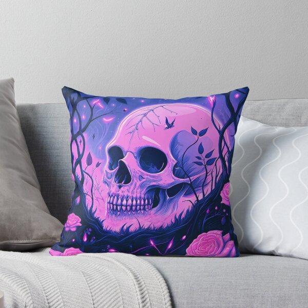 Item preview, Botanical Skull Glow designed and sold by IreneCanovi.