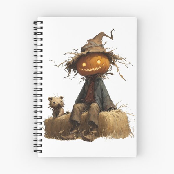 Item preview, Pumpkin Head Scarecrow Spooky Halloween  designed and sold by Inkspaced.