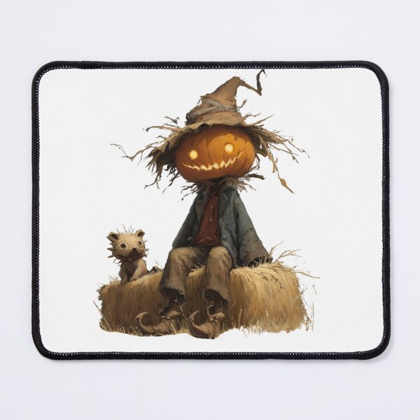 Item preview, Pumpkin Head Scarecrow Spooky Halloween designed and sold by Inkspaced.