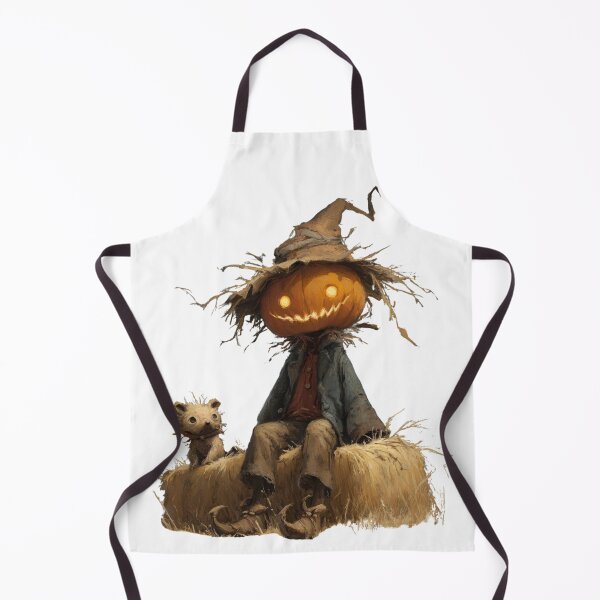 Item preview, Pumpkin Head Scarecrow Spooky Halloween designed and sold by Inkspaced.