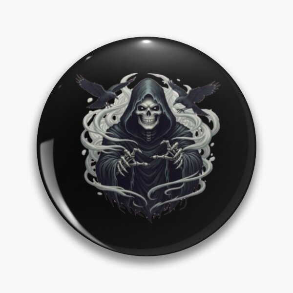 Item preview, death with ravens designed and sold by szydelkowanika.