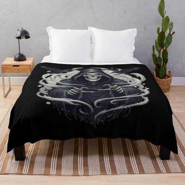 Item preview, death with ravens designed and sold by szydelkowanika.