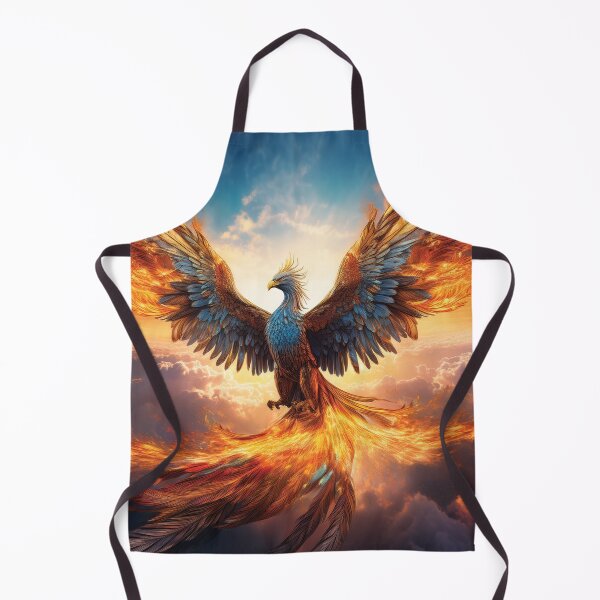 Item preview, Fiery Phoenix Rising Above the Clouds designed and sold by MDKey DESIGN.