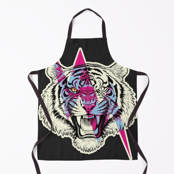 Item preview, Tiger roaring with lightning on his face designed and sold by StellarBees.