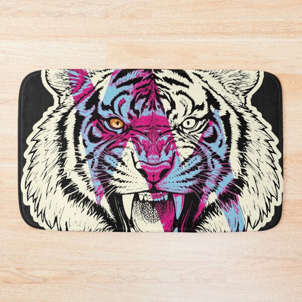 Item preview, Tiger roaring with lightning on his face designed and sold by StellarBees.