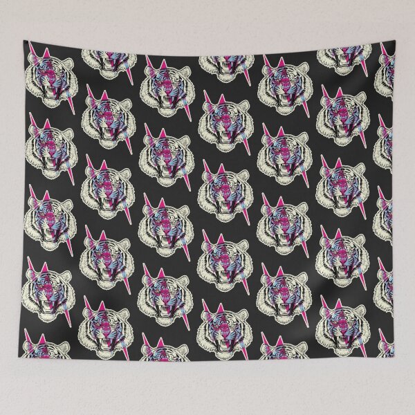 Item preview, Tiger roaring with lightning on his face designed and sold by StellarBees.