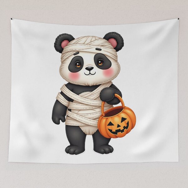 Item preview, Halloween Panda, Mummy Panda, Spooky Panda, Trick or Treat, Cute Panda Halloween, Kawaii Panda, Pumpkin Panda, Funny Animal Art, Halloween Costume, Panda Lover designed and sold by ArtDesignTp.