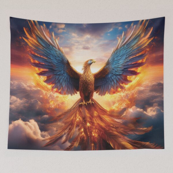 Item preview, Majestic Phoenix with Radiant Wings designed and sold by MDKey DESIGN.