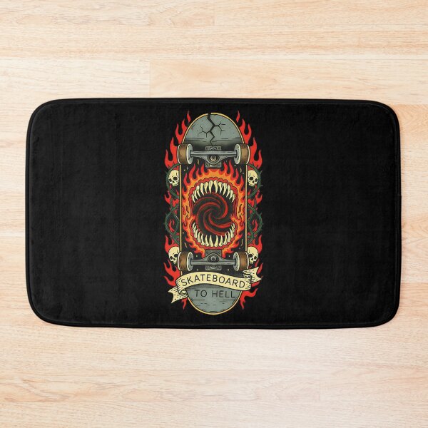 Item preview, Skateboard To Hell: Monster Mouth Skater Art designed and sold by CoffinsArt.