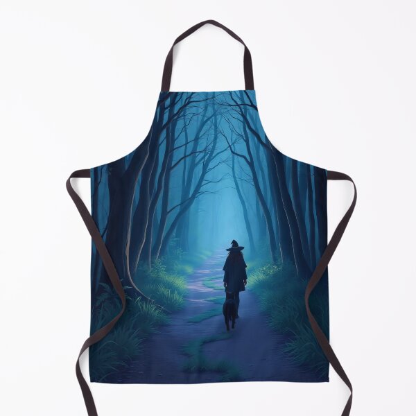 Item preview, Witch’s Walk Through the Midnight Forest designed and sold by ArtComixHaven.