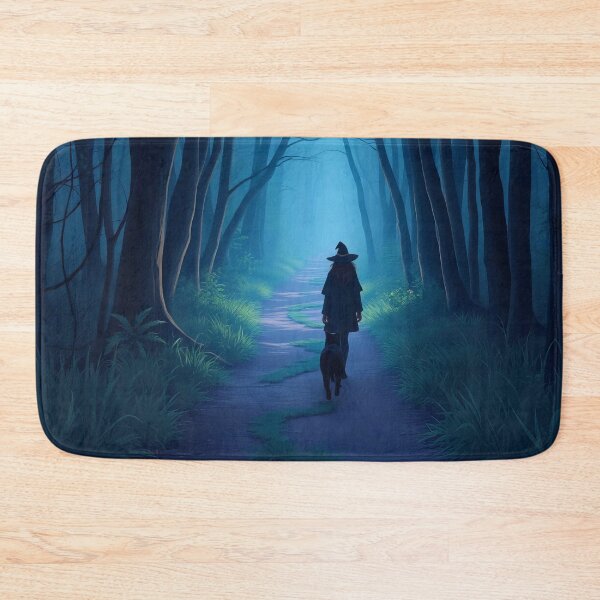 Item preview, Witch’s Walk Through the Midnight Forest designed and sold by ArtComixHaven.
