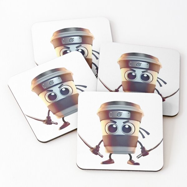 Item preview, Ninja Coffee Cup Kids Tee - Playful Cotton T-Shirt designed and sold by NoelWalkerEve.