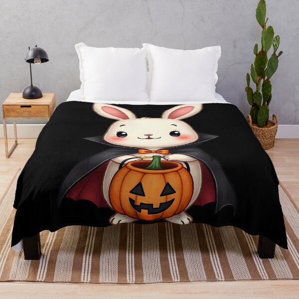 Item preview, Halloween Bunny, Vampire Bunny, Spooky Rabbit, Cute Halloween Animal, Trick or Treat Bunny, Kawaii Bunny, Pumpkin Rabbit, Funny Bunny Art, Halloween Costume, Bunny Lover Gift designed and sold by ArtDesignTp.