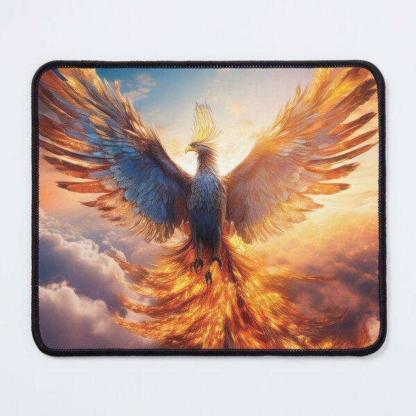 Item preview, Celestial Phoenix in Golden Flames designed and sold by MDKey DESIGN.