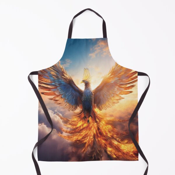 Item preview, Celestial Phoenix in Golden Flames designed and sold by MDKey DESIGN.