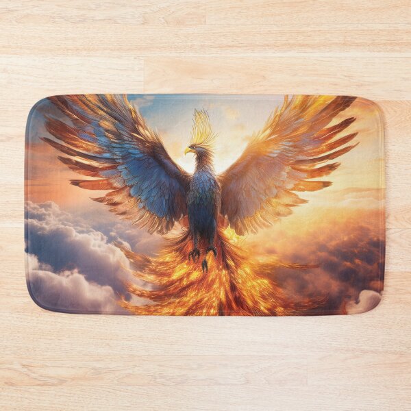 Item preview, Celestial Phoenix in Golden Flames designed and sold by MDKey DESIGN.
