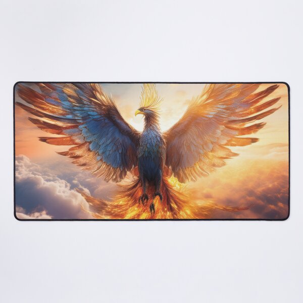 Item preview, Celestial Phoenix in Golden Flames designed and sold by MDKey DESIGN.