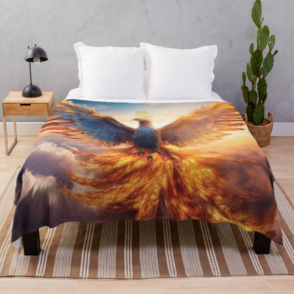 Item preview, Celestial Phoenix in Golden Flames designed and sold by MDKey DESIGN.