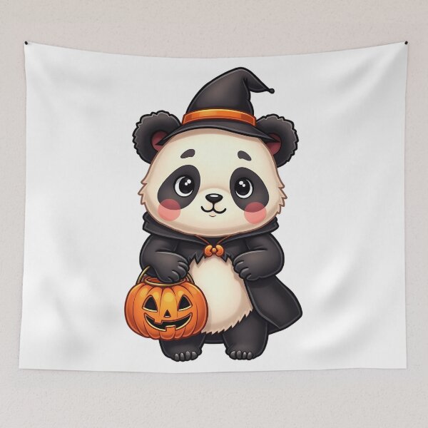 Item preview, Halloween Panda, Wizard Panda, Spooky Panda, Cute Halloween Animal, Trick or Treat Panda, Kawaii Panda, Pumpkin Panda, Funny Panda Art, Panda Lover Gift, Halloween Costume designed and sold by ArtDesignTp.