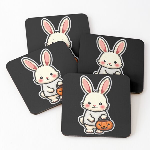 Item preview, Halloween Bunny, Ghost Bunny, Spooky Rabbit, Cute Halloween Animal, Trick or Treat Bunny, Kawaii Bunny, Pumpkin Rabbit, Funny Bunny Art, Halloween Costume, Bunny Lover Gift designed and sold by ArtDesignTp.