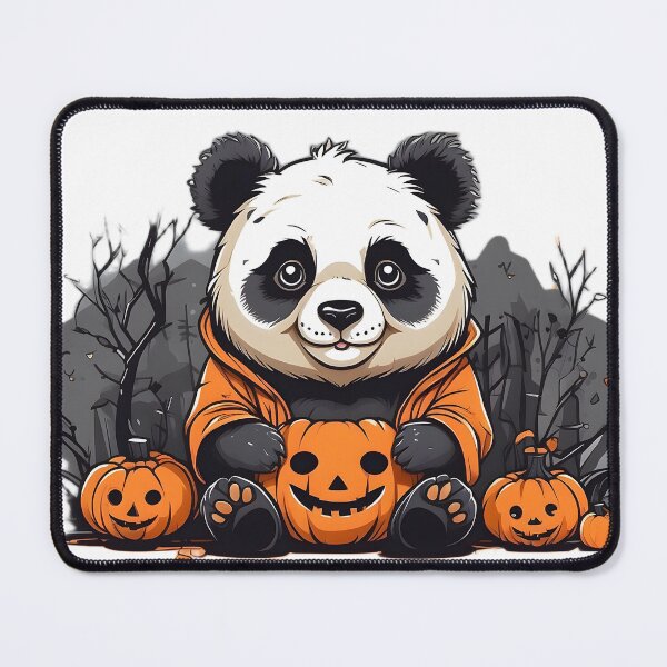 Item preview, cute panda in Halloween style designed and sold by Karaz's Animal Kingdom.