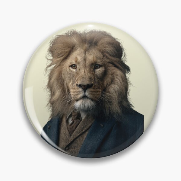 Item preview, Majestic Lion Wearing A Suit designed and sold by Inkspaced.