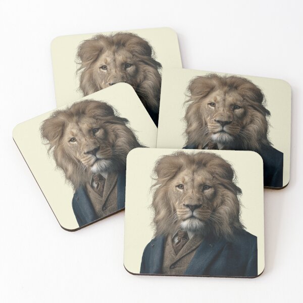 Item preview, Majestic Lion Wearing A Suit designed and sold by Inkspaced.