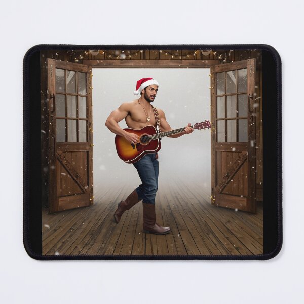 Item preview, Boot Scootin' Christmas hot cowboy singer designed and sold by Hintotees.