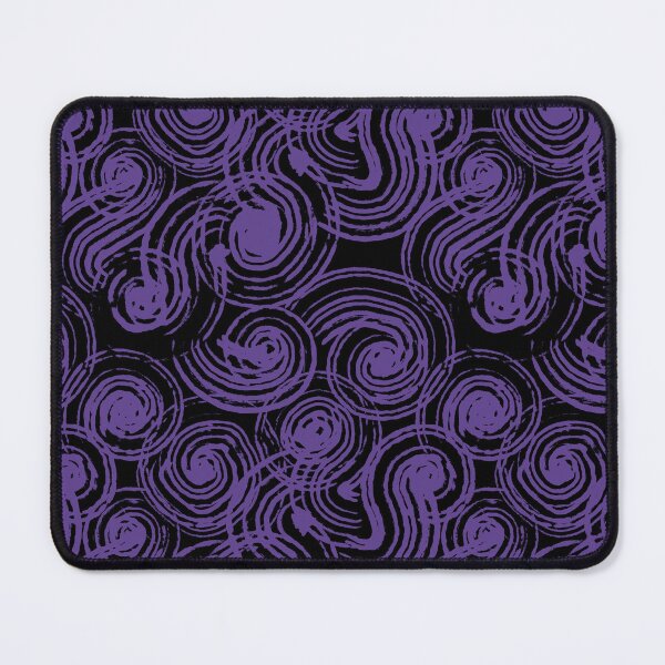 Item preview, Rolling Waves in Purple - swirls - spirals designed and sold by LAEC-Shop.