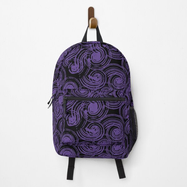 Item preview, Rolling Waves in Purple - swirls - spirals designed and sold by LAEC-Shop.
