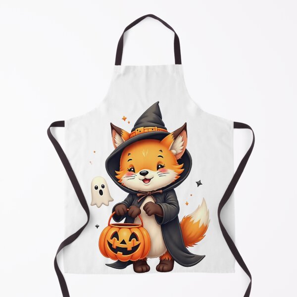 Item preview, Halloween Fox, Witch Fox, Spooky Fox, Cute Halloween Animal, Trick or Treat Fox, Kawaii Fox, Pumpkin Fox, Funny Fox Art, Halloween Costume, Fox Lover Gift designed and sold by ArtDesignTp.