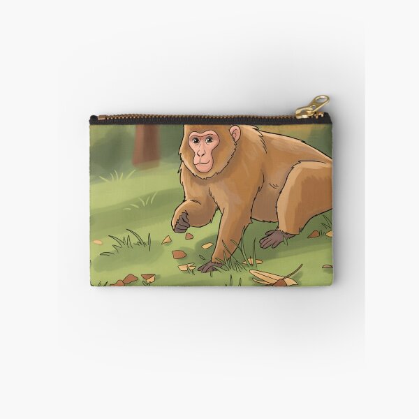 Item preview, Curious Autumn Cartoon Macaque: Forest Forager Fun! designed and sold by David Patterson.