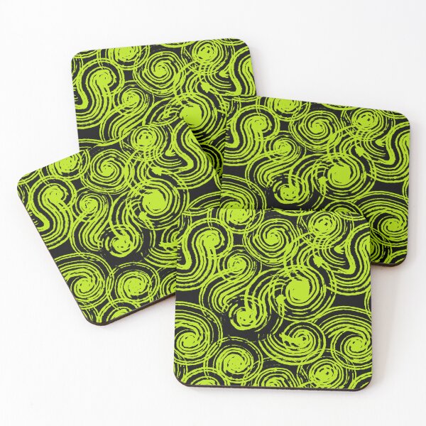 Item preview, Rolling Waves in Purple - swirls - spirals designed and sold by LAEC-Shop.
