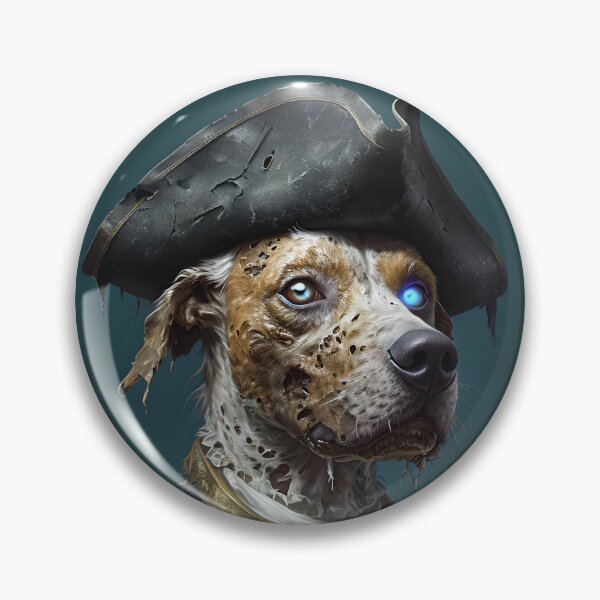 Item preview, Zombie Dog Pirate In Royal Costume designed and sold by NightTimeJ.
