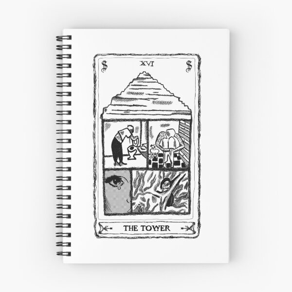 Item preview, Long Term Effects of Suffering x The Tower Tarot Black designed and sold by MB-Graphix.