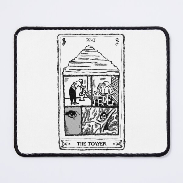 Item preview, Long Term Effects of Suffering x The Tower Tarot Black designed and sold by MB-Graphix.