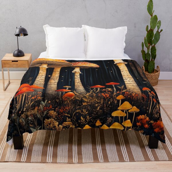 Item preview, Mushrooms Nature Evergreen flowers #nature designed and sold by JBJart.