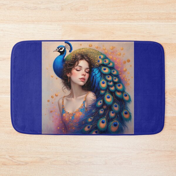 Item preview, A woman and a peacock. designed and sold by Natalia-Vlad.