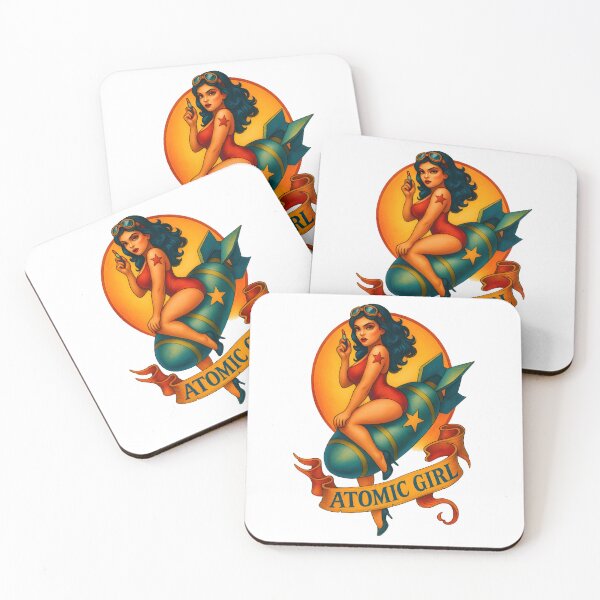 Item preview, ATOMIC GIRL designed and sold by Colón Graphix’s.