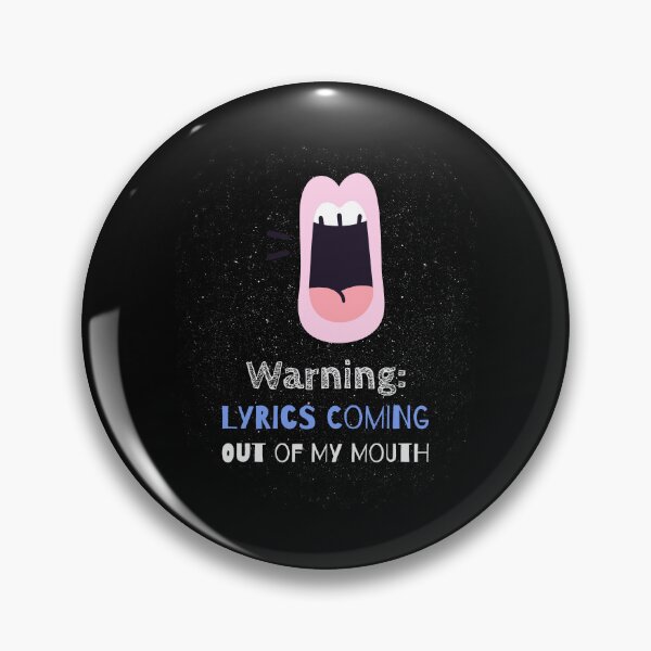 Item preview, Warning: Lyrics Coming Out of My Mouth - songwriter  designed and sold by TaurusC95.
