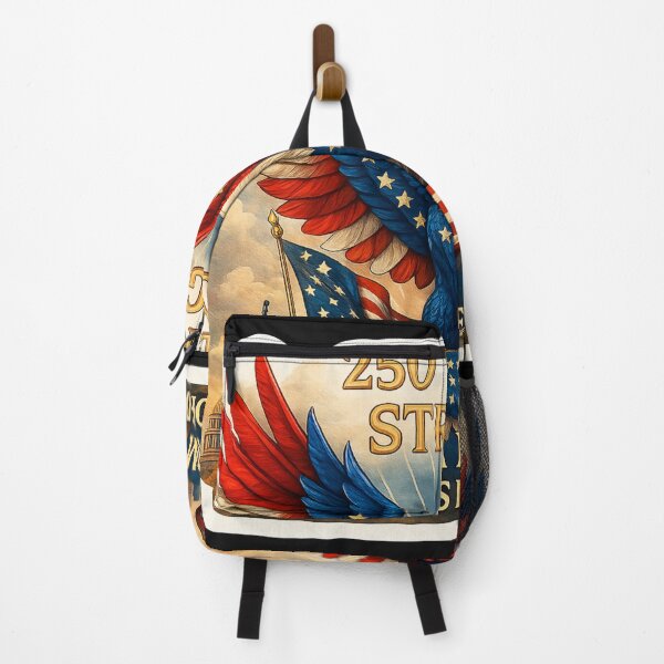Item preview, 250th Anniversary of the USA - America is Freedom - Patriotic Eagle Sticker designed and sold by Collins Design.