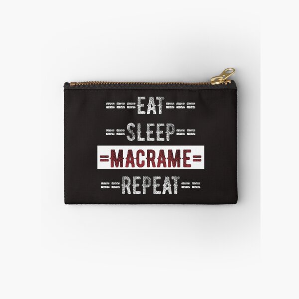 Item preview, Macramé Gift - Eat Sleep Repeat  designed and sold by TrndSttr.