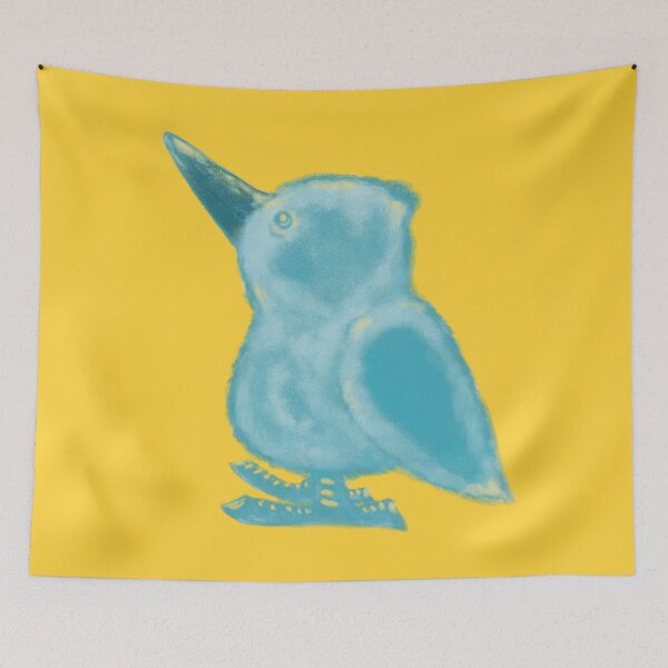 Item preview, An adorable blue bird designed and sold by greenPQBstudio.