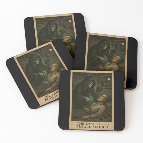 Item preview, Slavic Folklore Death Spirit - Plague Maiden  Folk Horror Art designed and sold by JacobKAurumhead.