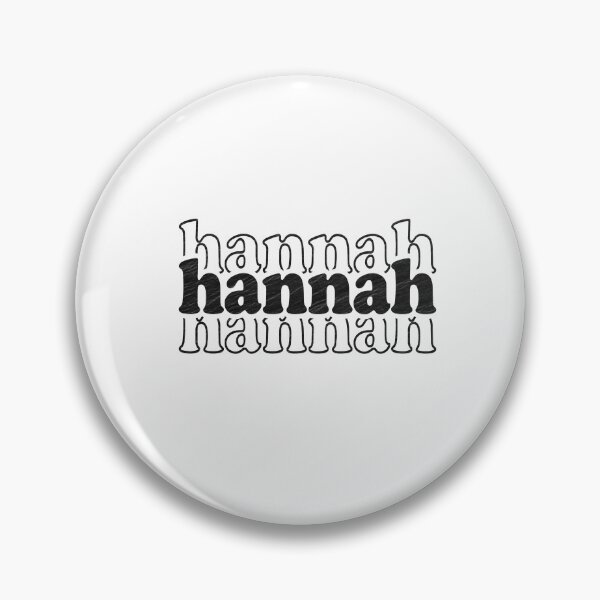 Artikelvorschau, Hannah Name personalisiert entworfen und verkauft von Oussinc.