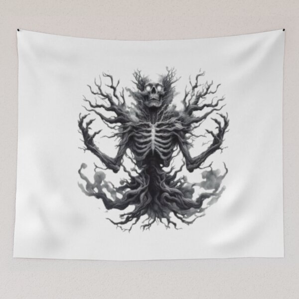 Item preview, skeleton death tree designed and sold by szydelkowanika.