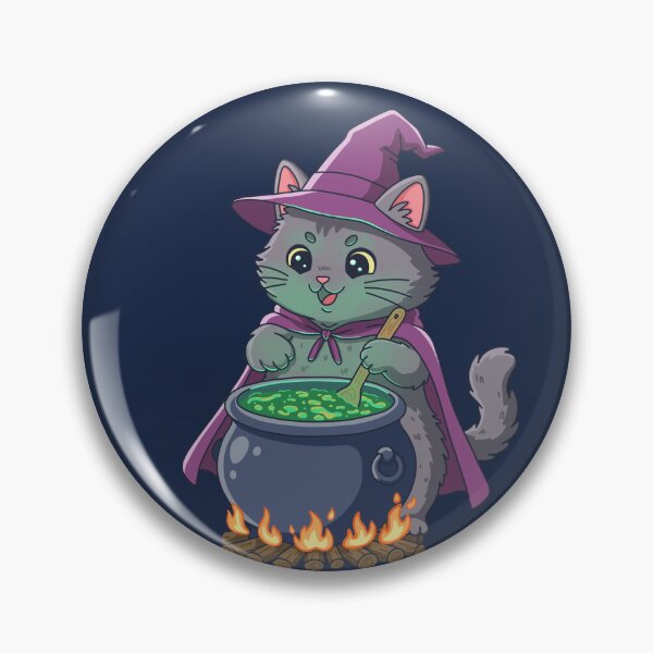 Item preview, Witchy Whiskers – Magic Cat Brew designed and sold by SunnyBunnyHome.